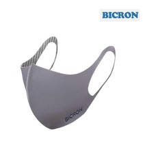 비크론 은나노 항균 도전사 3D 면마스크-그레이회색