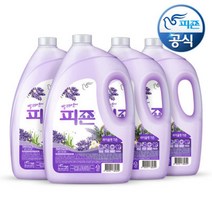 섬유유연제 3100ml 4개 바이올렛, 섬유유연제 피죤 3100ml 4개(바