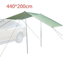루프 차박 탑 장박 차량용 SUV 텐트 car tent tello lateral car side awning Roof top tent awning 방수 uv 휴대용 캠핑 자동차, 협력사, 440x200cm