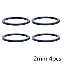 포크 쇼바 2/3/5mm 조정 알루미늄 합금 자전거 와셔 스템 헤드셋 스페이서 핸들 바 링 사이클링 액세서리109149, 2MM 4PCS