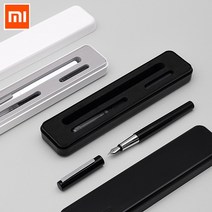 정년퇴직 선물 샤오미-미지아 만년필 0.3mm EF 펜촉 스테인레스 스틸 금속 잉크 필기용 서명 펜, 02 Black, 01 EF