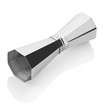 코스토프 영국 고급 칵테일용품 스테인레스 스틸 팔각 지거, 1개, 원형 30/60ml