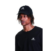 챔피온 Champion 남성용 의류 워싱 릴렉스 모자 Aqua Tonic C 로고 가성비 추천 미국직구, One Size_Black Small Double Lo, Black Small Double Logo