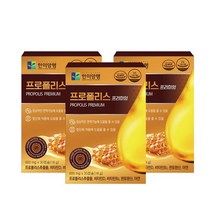 한미양행 프로폴리스 프리미엄 18g, 3개, 30정