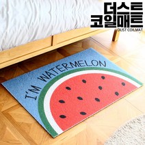 클린업 더스트 코일 현관매트 발코니 베란다, 18.아보카도(50*130)-스카이블루