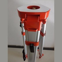 플랫 헤드 알루미늄 나사 잠금 및 퀵 릴리스 클램프 토탈 스테이션용 자동 삼각대, 한개옵션1, 01 빨간