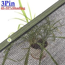 차광막 차양 그늘 3 6 12 핀 검정 HDPE 반대로 uv 태양 그물 전망대 대피소 옥외 Pergola 닫집 덮개 농업, 01 3Pin Green Edge_08 2mx5m