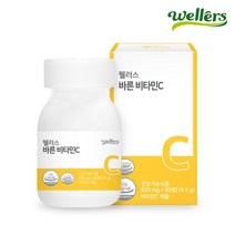 [웰러스] 바른 비타민C / 인디언구스베리 추출 NO 화학첨가물 (850mg x 90정 3개월분), 1개, 90개