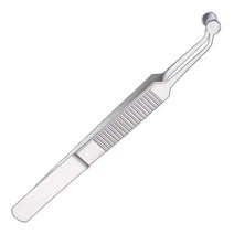 YSSHOP 고정밀 눈꺼풀 마사지 족집게 스테인리스 스틸 길이, 11cm, 실버, 스테인레스 스틸