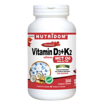 캐나다 뉴트리돔 비타민 D3+K2 300정
