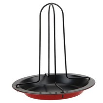 캠핑 생선구이 그릴 로스팅 그릴 스탠드 주방 야외 바베큐 도구 탄소강 비 스틱 치킨 플레이트 로스터 랙, 01 Chicken Roaster Rack