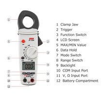 CEM DT-330H 400A True RMS 디지털 클램프 미터 멀티 카운트 AC/DC 전압 백라이트가있는 저항, 한개옵션1, 한개옵션0