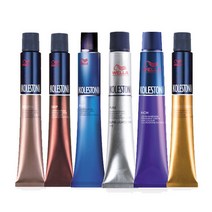 웰라 콜레스톤 퍼펙트 염색약 산화제 포함 80g -, Plattinum 플래티넘, NEW 칼라컨트롤