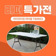 [리퍼 특가전] T80653 라이프타임 테이블(상판접이식), 02. 찍힘+오염
