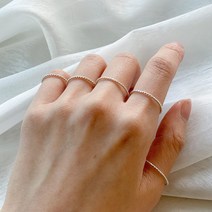 아띠랑스 아띠랑스 라라 레이어드링14K컷팅링 실반지 (2469516)