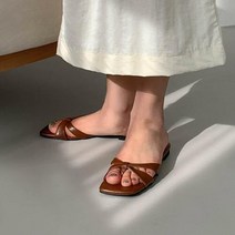 미라클세븐 [M7] 여자 크로스 평평한 플립플랍 해외여행 슬리퍼