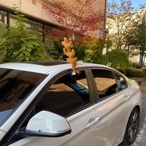 [자동차사슴] 현카 크리스마스 루돌프 차박 캠핑 장식 루돌카 사슴코, (02)초코브라운