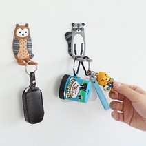 현관 냉장고 열쇠 마스크걸이 무타공 SAFARI 자석행거, 사슴, 1개