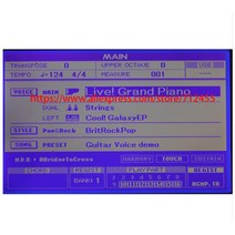 새로운 Lcd 디스플레이 화면 Yamaha Psr S500 S550 S650 DGX-520/620/630/640 mm6 mm8, 한개옵션0