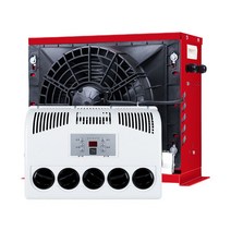 화물차무시동에어컨 화물차 냉방 에어컨 24v, 24V 노란색 상자 + 액세서리의 전체 세트
