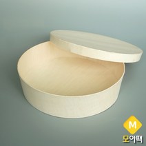 우드도시락 원형 SWS FLR-03 25개세트 50개세트 GI, 투명뚜껑세트(50개세트)