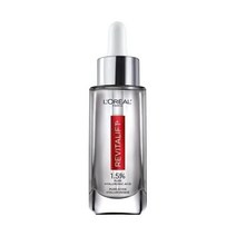 로레알 파리 1.5% 순수 히알루론산 세럼 얼굴 비타민 C from Revitalift Derm Intensives for Dewy Looking Skin 수분 통통한 방지 세럼, 히알루론산 세럼_1 Fl Oz (1 팩)