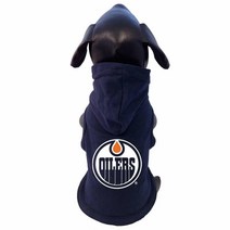 NHL 에드먼턴 오일러 면 후드 강아지 셔츠 X-스몰 로열