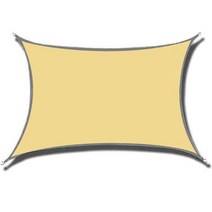 야외 파고라 가제보 퍼걸러 바비큐 농막 캐노피 정자 방갈로 흡연 야외 Awnings 삼각형 태양 그늘 항해 천, 01 Quadrilateral Khaki