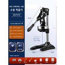 수동 착즙기 과즙기 스텐 케일주스 원액기 가정용, A