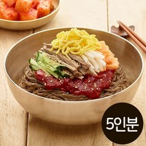 의령소바 불비빔소바 5인분 세트 (불비빔양념장1통 + 메밀생면 5인분) 국수면 메밀국수 간편조리 식사용 캠핑장 속풀이 해장, 1개