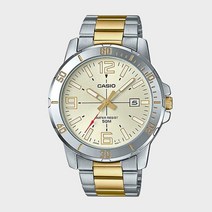CASIO 카시오 MTP-VD01SG-9B 남성시계 심플 메탈 손목시계