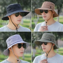 [사은품증정] 랄라닷 남자 사파리모자 챙모자 여름 등산 모자 캠핑 낚시 아웃도어 햇빛가리개모자-B패치