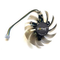 75MM 4PIN GA81S2U T128010SU DIY GPU 팬 GTX970 ZOTAC GTX 660Ti 부스트 970 기가 바이트 670 680 760 Ti, 02 For ZOTAC FAN