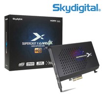 스카이디지탈 4K hdmi 투컴 유튜브 인터넷방송 동영상캡쳐 편집카드 X LIVE 4K