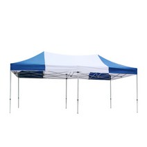 홍캐노피 32mm 스틸 캐노피 천막 2 x 3 m, 백색(중앙), 파랑, 1개