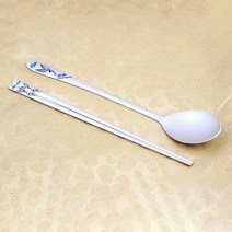 명품 특칠보 은수저 99％ 112.5g, 장수 빨강 179