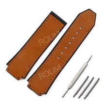 HUBLOT 위블로 시계 호환 빅뱅 러버 워치 밴드 가죽루프 실리콘 스트랩 25x19mm