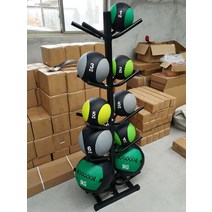 메디신볼 거치대 스탠드 웨이트 정리대 헬스 피트니스, 검은색은 5개의 공을 담을 수 있음