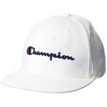 챔피온 유니 스냅백 모자 화이트 3D 스크립트
