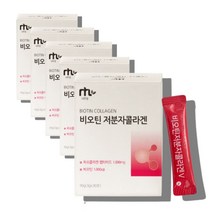 바이오틴 물에 타먹는 타서 마시는 저분자 콜라겐 비오틴 히알루론산 분말 가루 스틱 비오티 아미노산, 비오틴 저분자콜라겐  30포 x5박스