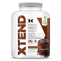 엑스텐드 프로 프로틴 파우더 초콜릿 케이크 맛 단백질 BCAA 저지방 헬스 보조제 5파운드, 초콜릿 라바 케이크, 5파운드(1팩), 5파운드(1팩)