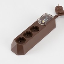 파워존 철벽 고용량 멀티탭 누전차단/과부하차단 3구 멀티탭 전선형 ELB330, 단품, 단품