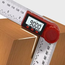 360도 디지털 각도기 전자 각도계 목공 앵글 측정기, 각도계 200mm