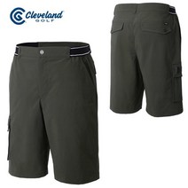 [클리브랜드골프] 아웃포켓 허리사이드밴딩 남성 카고 반바지골프웨어_CGMPT223080KH