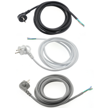 LED앤샵 전기코드선 전선 전기선 접지케이블 전원코드선 전선코드 1.5SQX3C (3M 5M) 220V 전기코드 파워코드 전원선 측면접지선 코드선 백색 회색, 5. 전기코드 - 흑색 3M