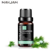 시더우드 에센셜 오일 순수 천연 10ml 베티버 시트로넬라 일랑 디퓨저 헤어 케어용 아로마, [01] 10ml, [09] Geranium