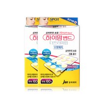 하이맘밴드 더프리미엄 원형 60매 트러블 여드름 스팟 패치 2개/3개/5개, 2개세트