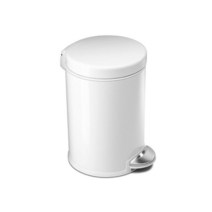 [Simplehuman]심플휴먼 디럭스원형휴지통 4.5L _화이트 SPH-CW1853