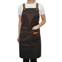 유니드언 길이조절 방수 앞치마, 브라운