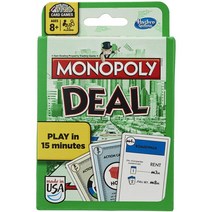 MONOPOLY Deal Card Game(Amazon 독점) : 장난감 및 게임, 단일옵션